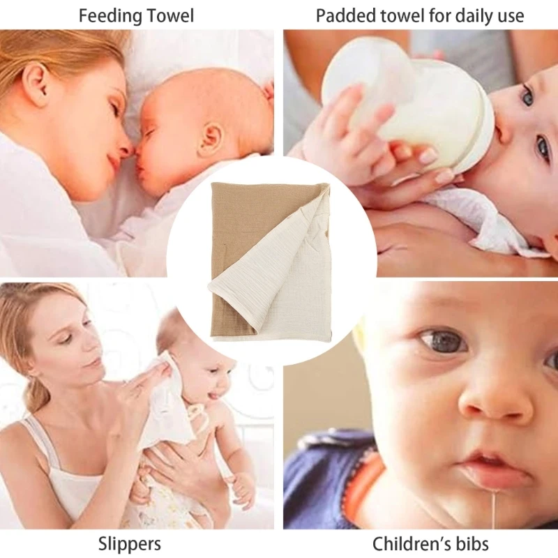 Absorbent Baby Towel Infant Towel Newborns Washcloth Suitable for Diaper Change