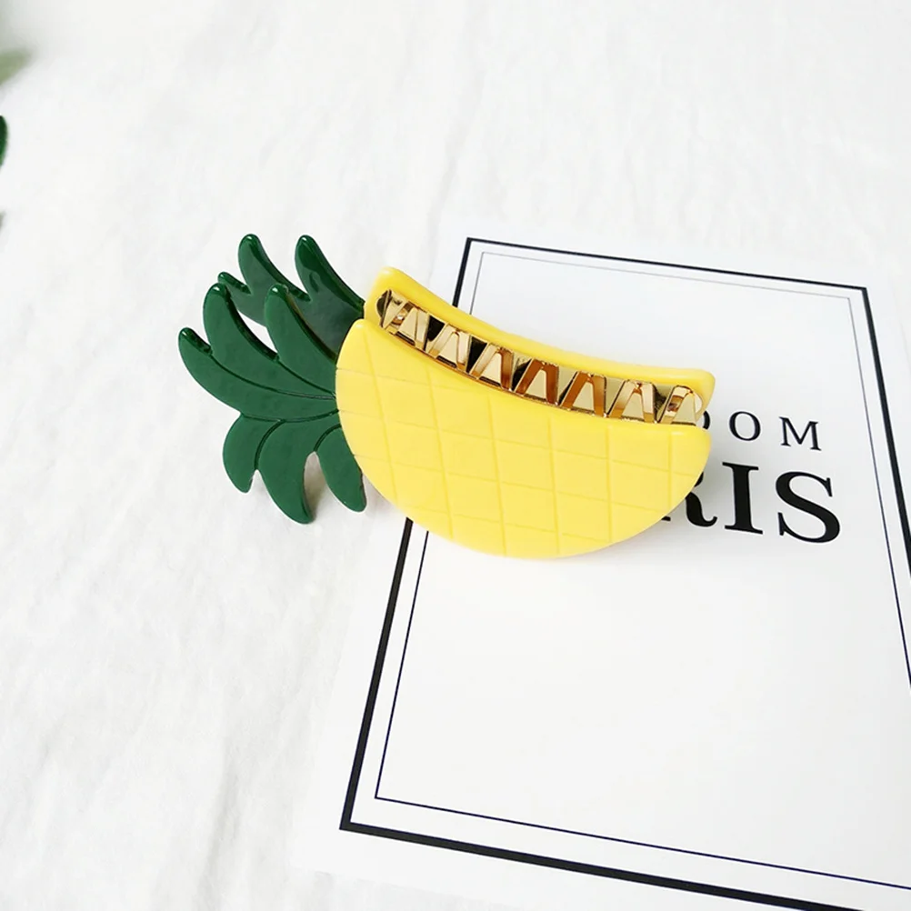 

Unique Pineapple Hair Clips Creative Design Durable Material Perfect for Any Hair Type Stay in Place Creative Hairpin