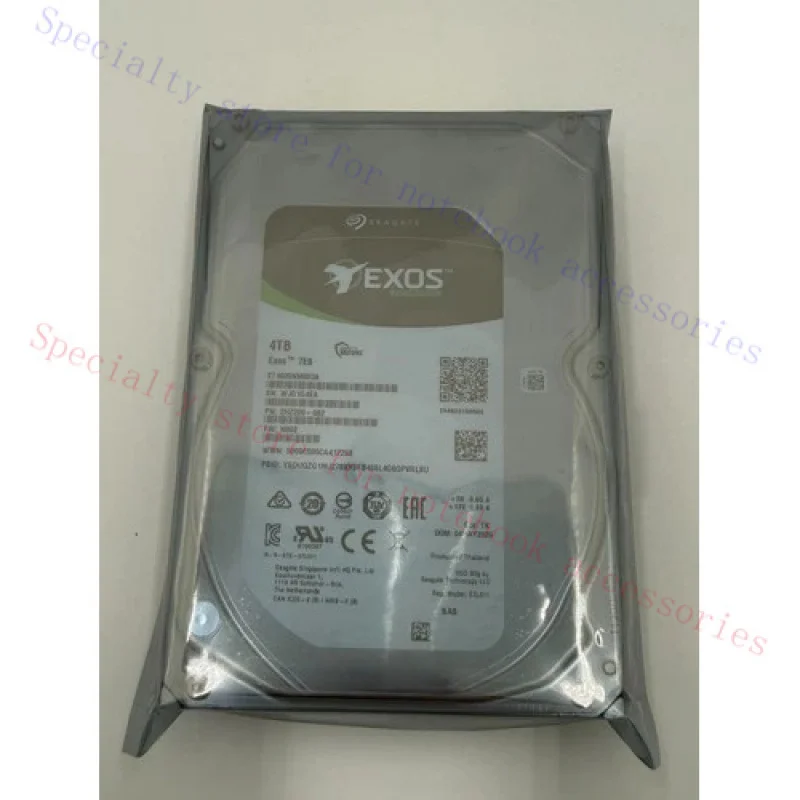 

R+ For ST4000NM003A Seagate EXOS Enterprise 4TB 7200RPM SAS 12Gb/s 3.5" Hard Drive