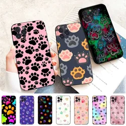 Cute Dog Paw Phone Case Silicone Soft for iphone 15 14 13 12 11 Pro Mini XS MAX 8 7 6 Plus X XS XR Cover