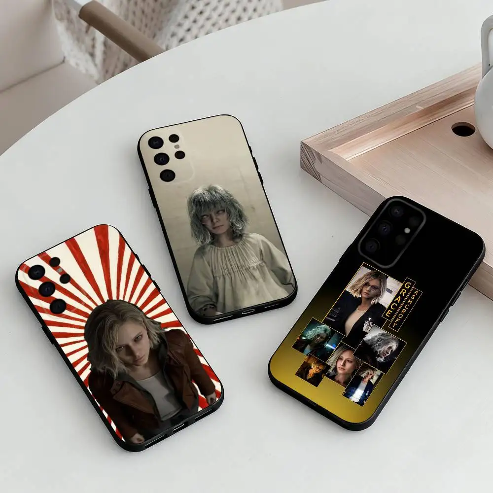 

R-Resident E-Evil R-Requiem-M RER Ganme Phone Case For Samsung S25,S24,S21,S22,S23,S30,Ultra,S20,Plus,Others Soft Black Case