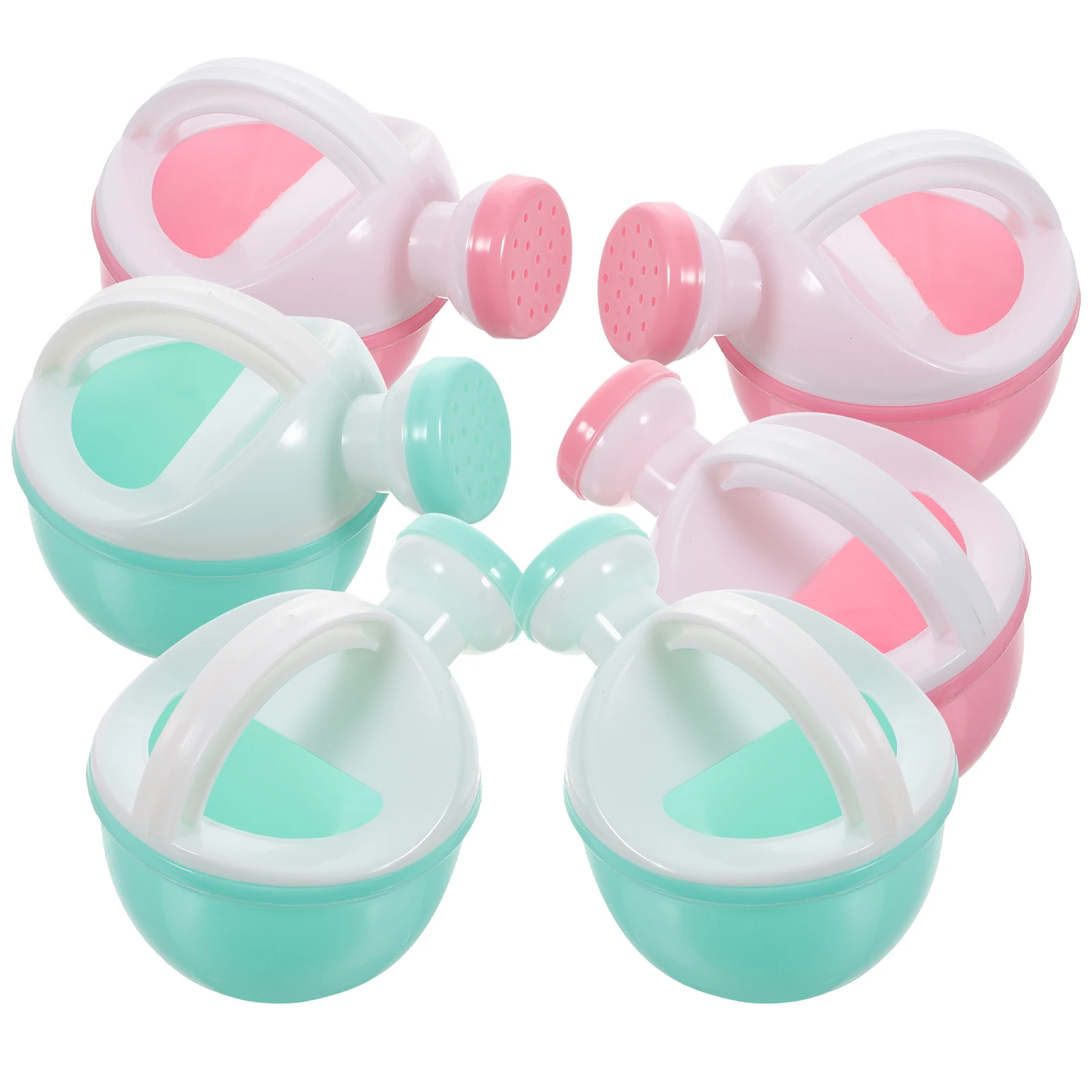 Tetera de baño para niños, regadera para ducha, herramientas de jardín para niños pequeños, Mini juguete de playa, 6 uds.