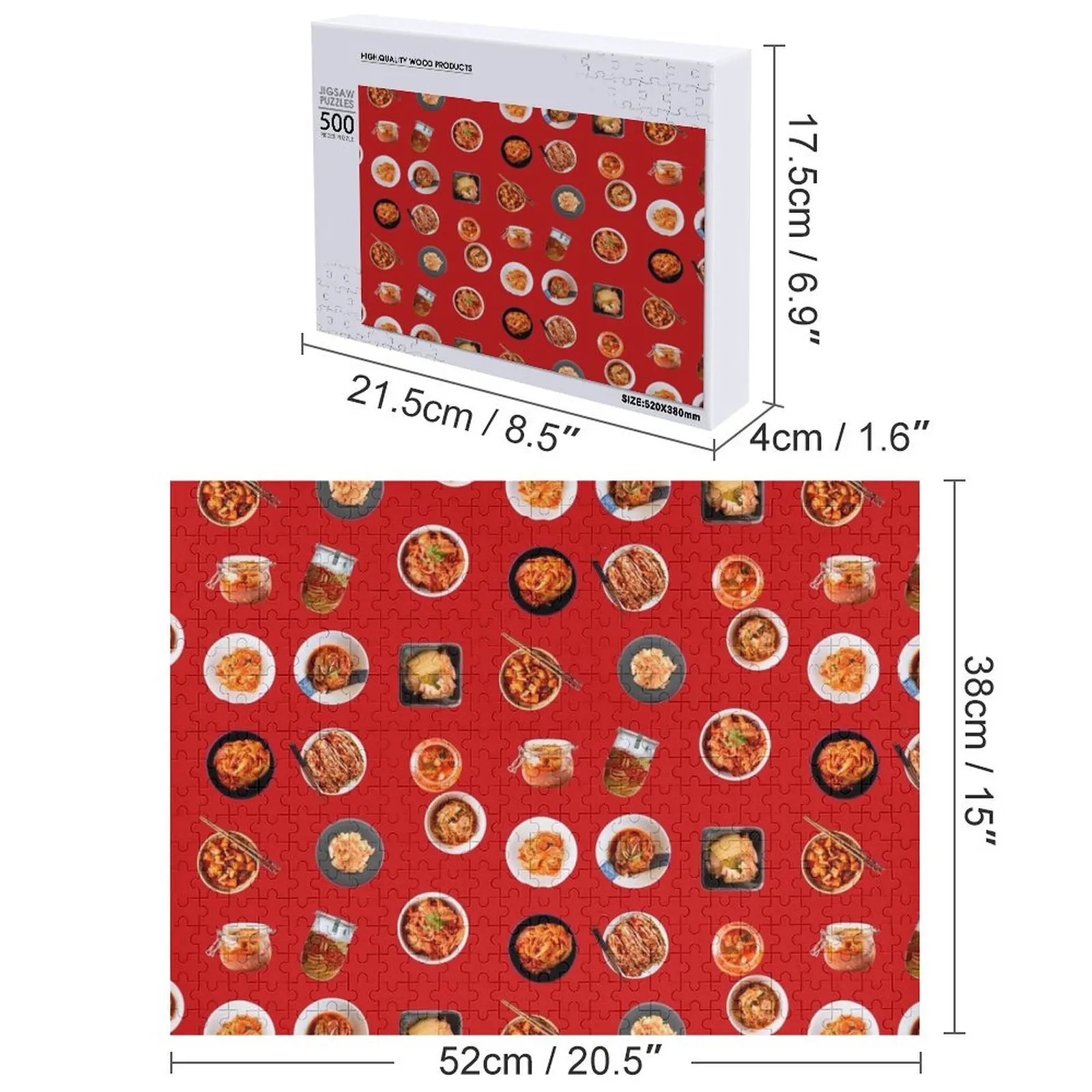 Kimchi Party Pack! Jigsaw Puzzle Woods For Adults Custom Gift Customized Toys For Kids Puzzle