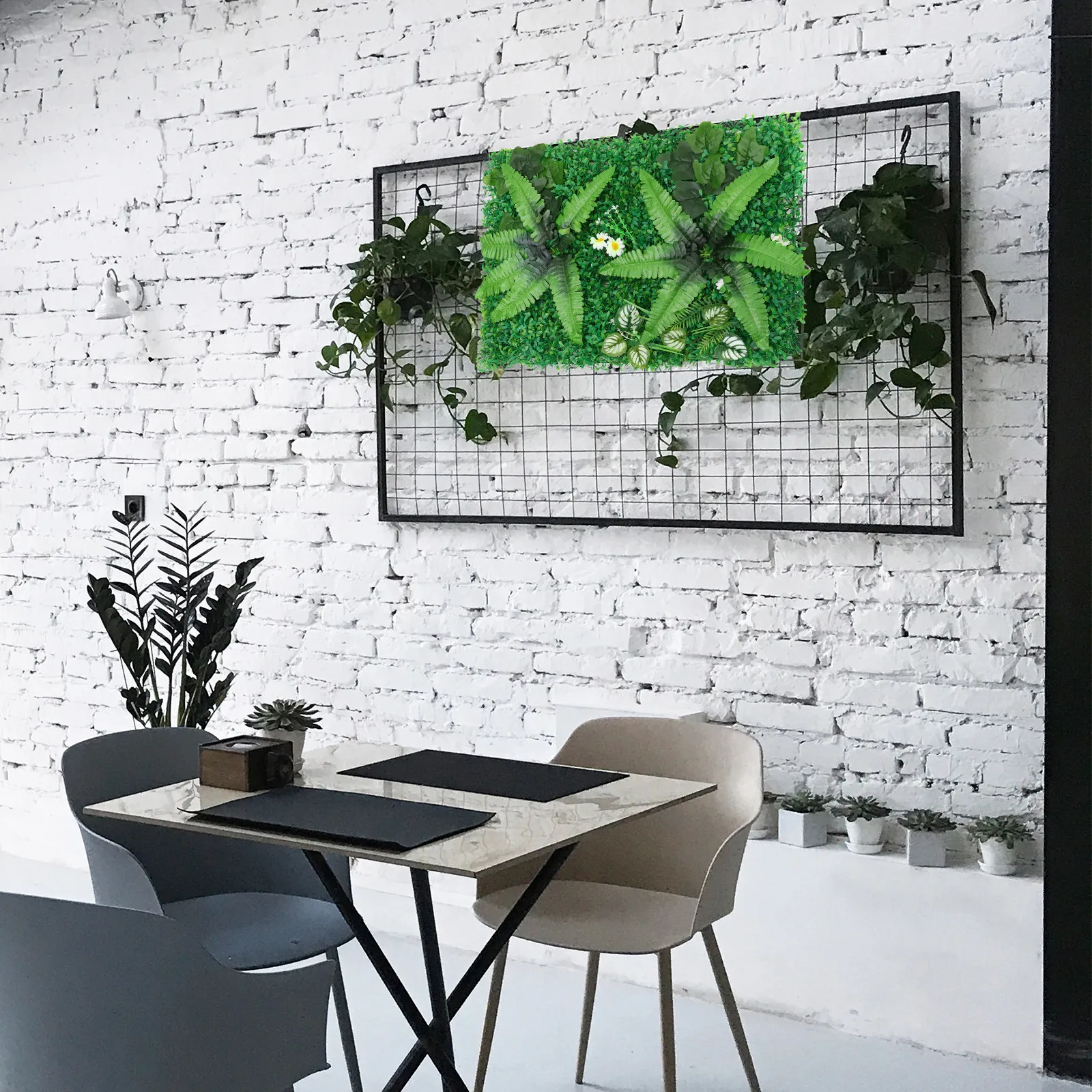 Pvc Panel Background - Artificial Hedge Plant Wall Panel Realistic