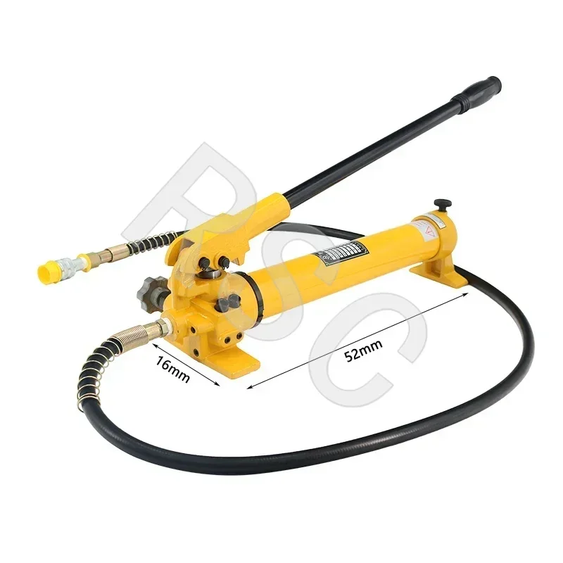 (combinazione) Cilindro idraulico cavo RCH-2050 Uscita 20 tonnellate Corsa Martinetto idraulico da 50 mm con pompa manuale CP-700