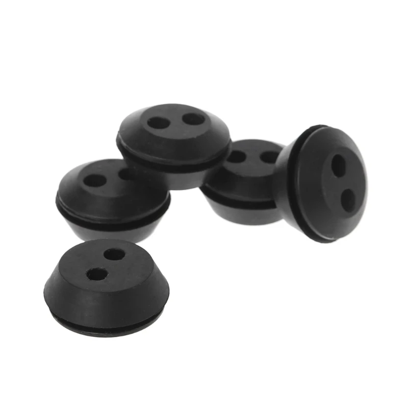 5Pcs Brush Cutter Grass Trimmer Oil Pipe Hose Washer Grommet With 2 Holes