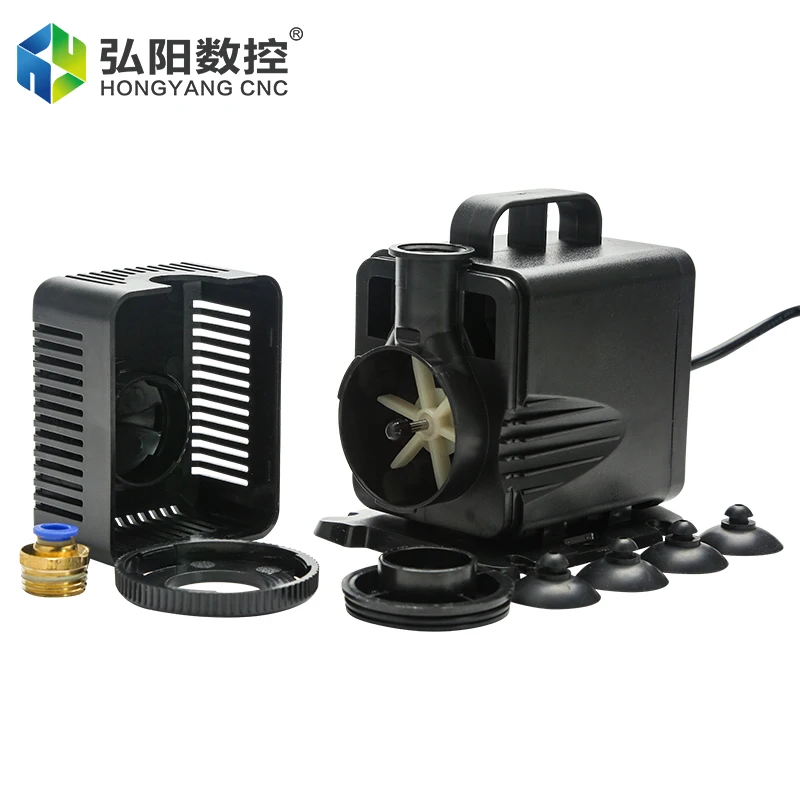 CNCルーター用水族館ウォーターポンプ,水中ポンプ,レーザー彫刻,切断機,冷却,3500l/h,3.5m, 80w