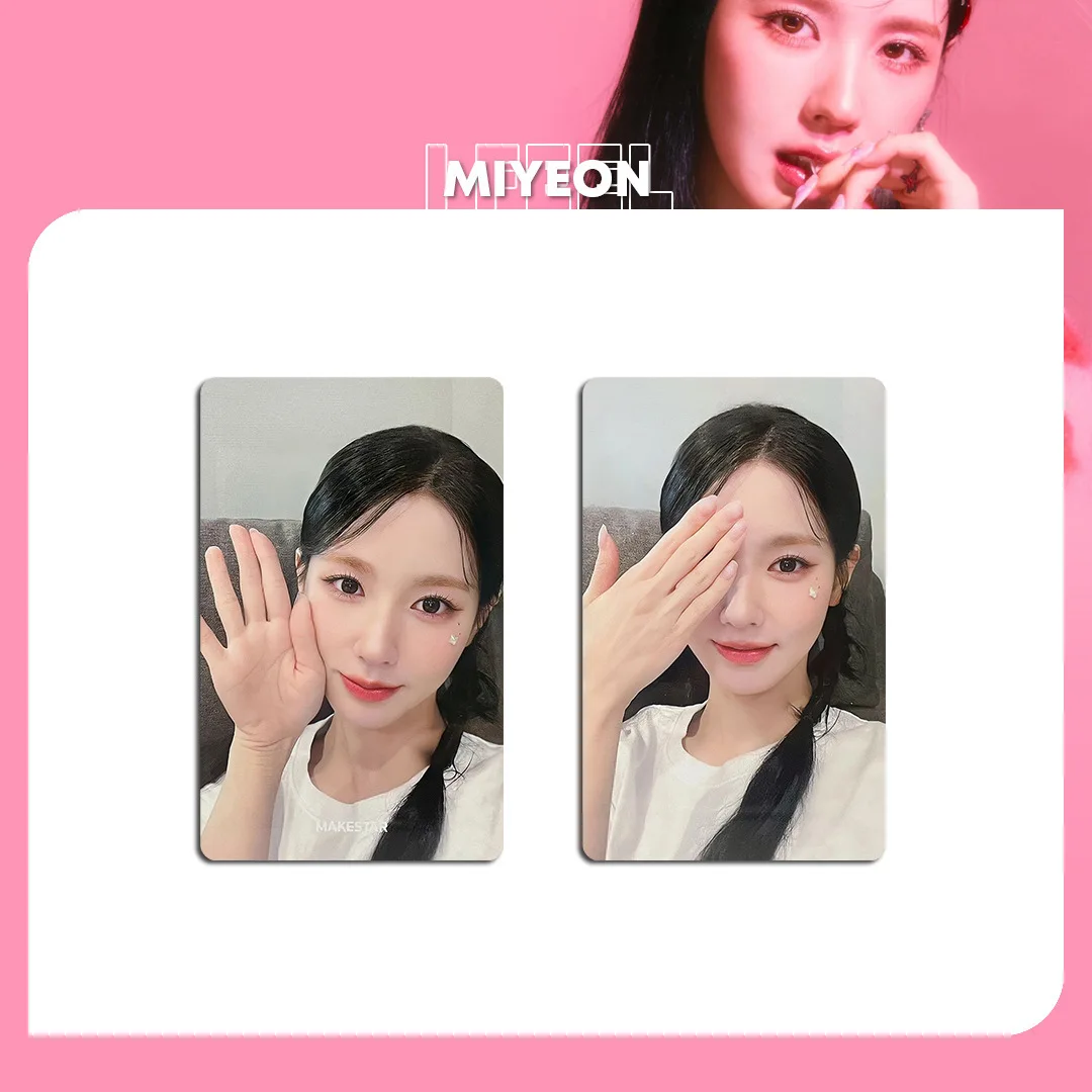 Gidle Ms7.0 Double Sided Special Card Song Yuqi, Ye Shuhua, Tian Xiaojuan, Zhao Meiyan Minnie