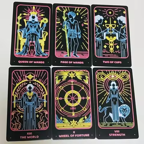 Simple Modern Minimalist Tarot cards A 78 deck Divination Fate English Edition Oracle Board Playing Table Games For Party