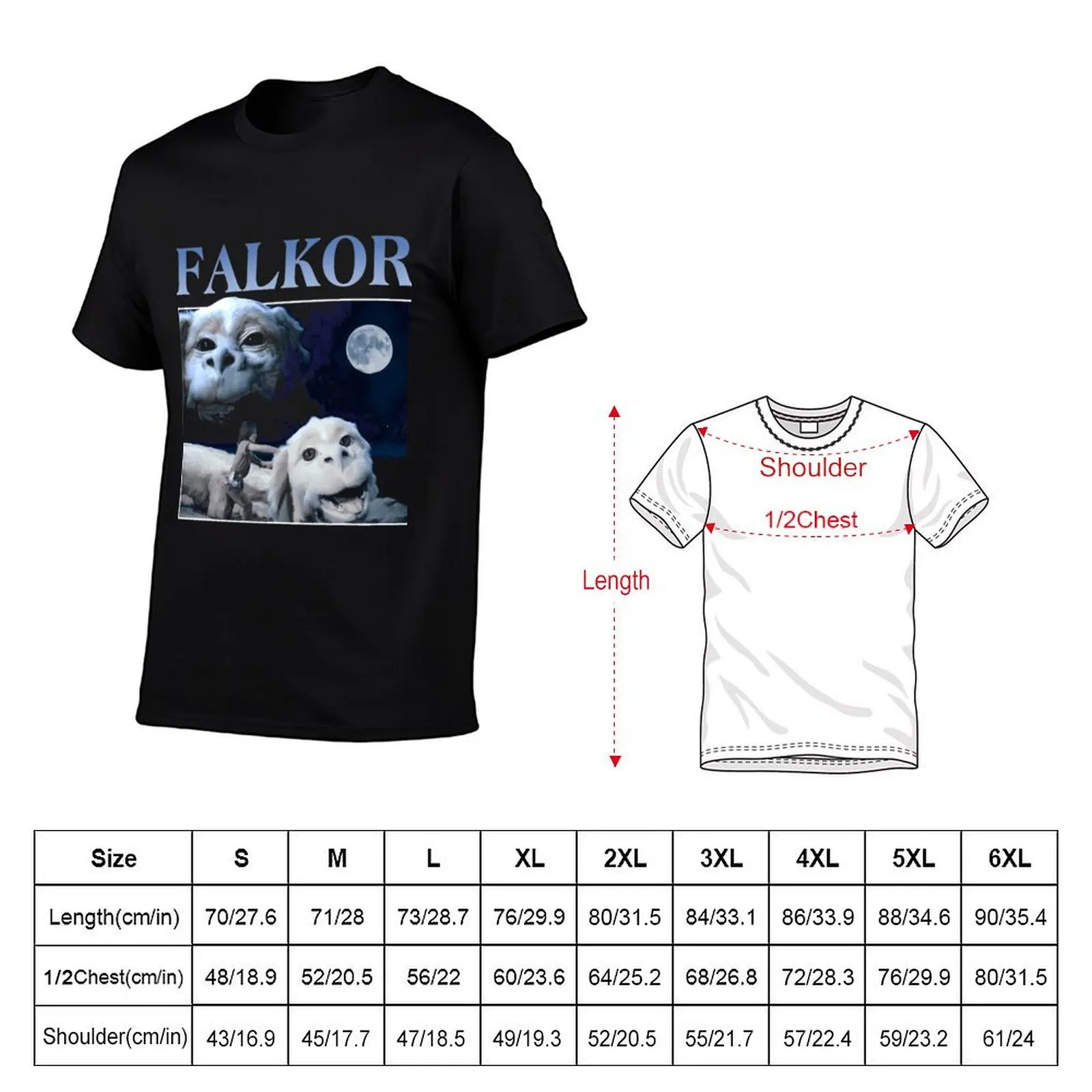 NeverEnding Story Movies -FALKOR T-Shirt Halloween Theme T-Shirt