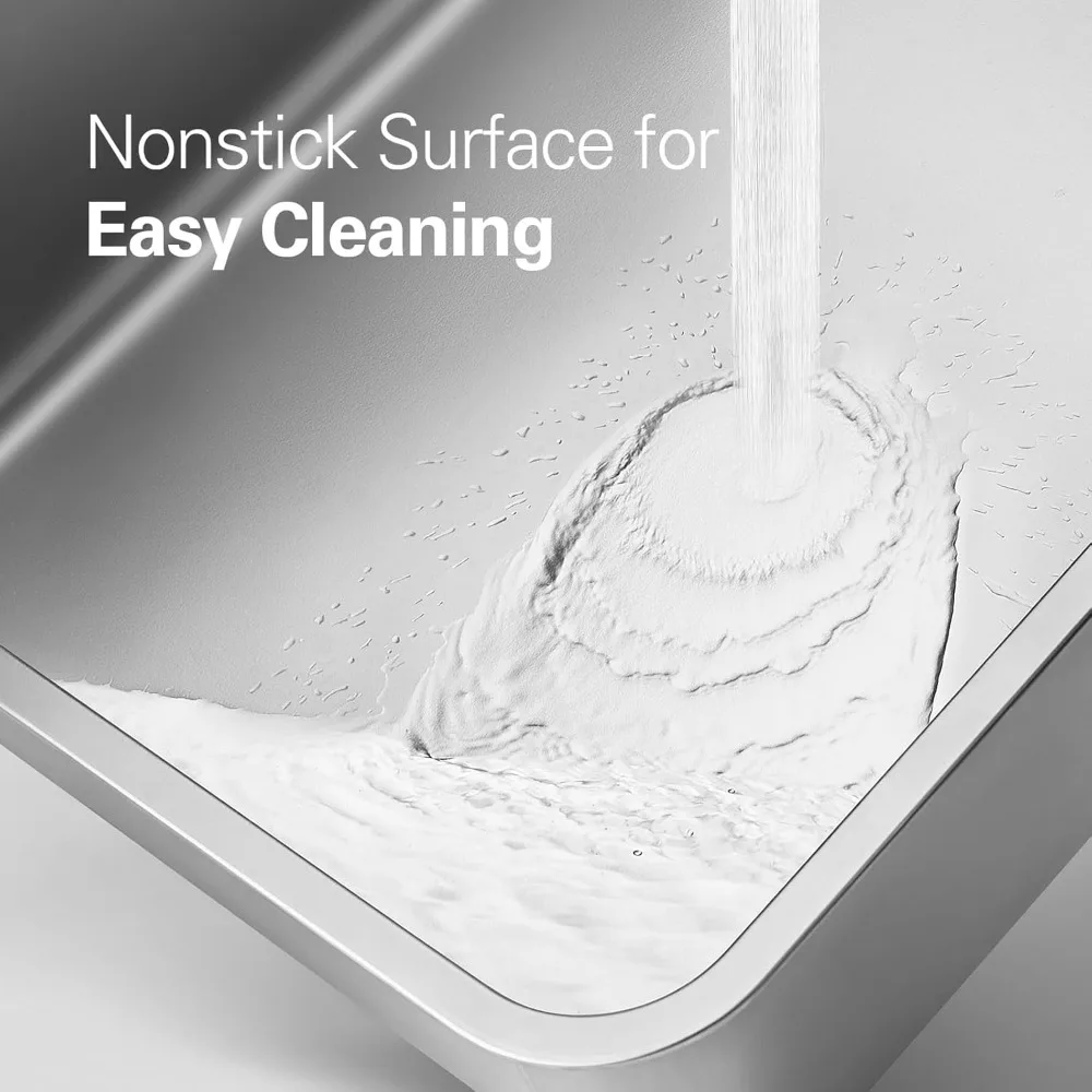 

Stainless Steel Litter Box with Lid, Extra Large Cat Litter Boxes, XL Large Metal Litter Box for Big Cats