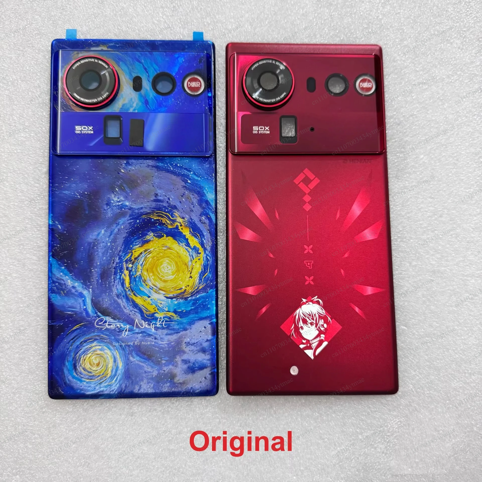 For  Z80 Ultra Original Back Glass Battery Cover Rear Housing Case With Rear Camera Glass Cover Replacement Parts