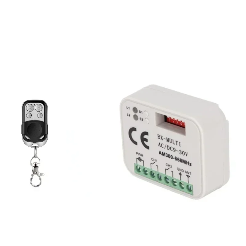 Remote Control Switch Receiver 300-868MHz 433MHz RX MULTI Receiver Universal AC/DC 9-30V For Garage Door Control Garage Command