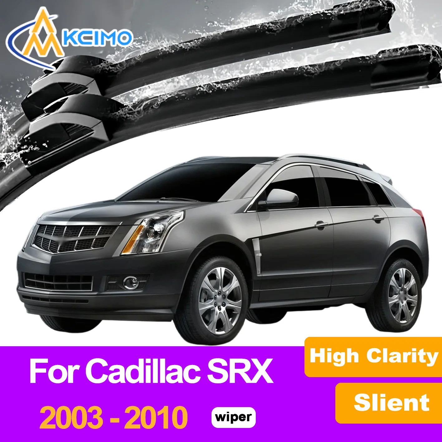 

2Pcs Front Windshield Wiper Blades For Cadillac SRX 2003-2010 Windscreen Window Car Accessories