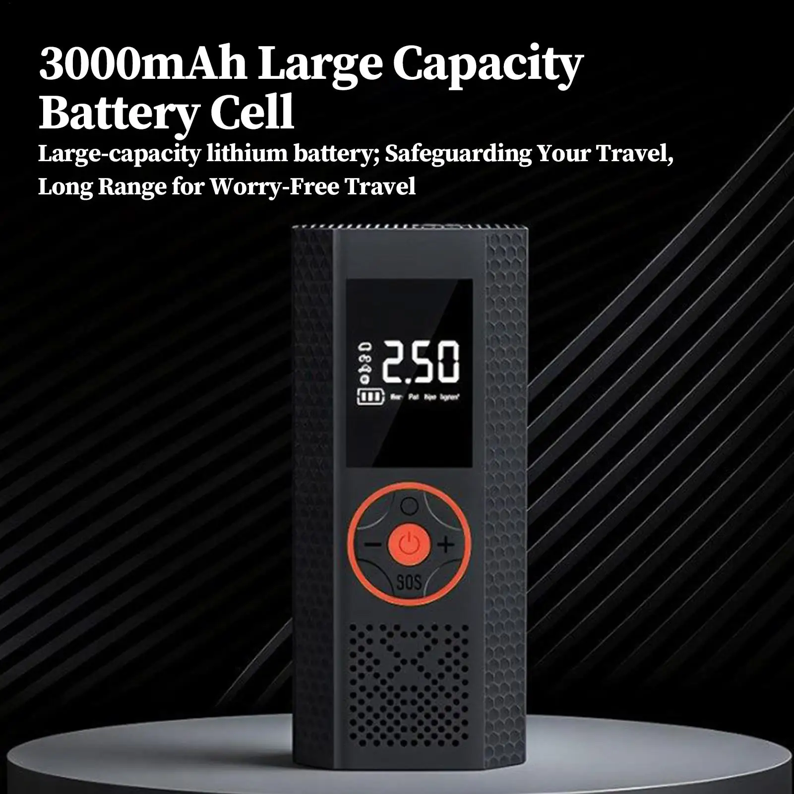 

Electric Air Pump Cordless Auto Shut Off With Lights Tire Inflator Portable Air Compressor For Motorcycle Bike Vehicle Electric