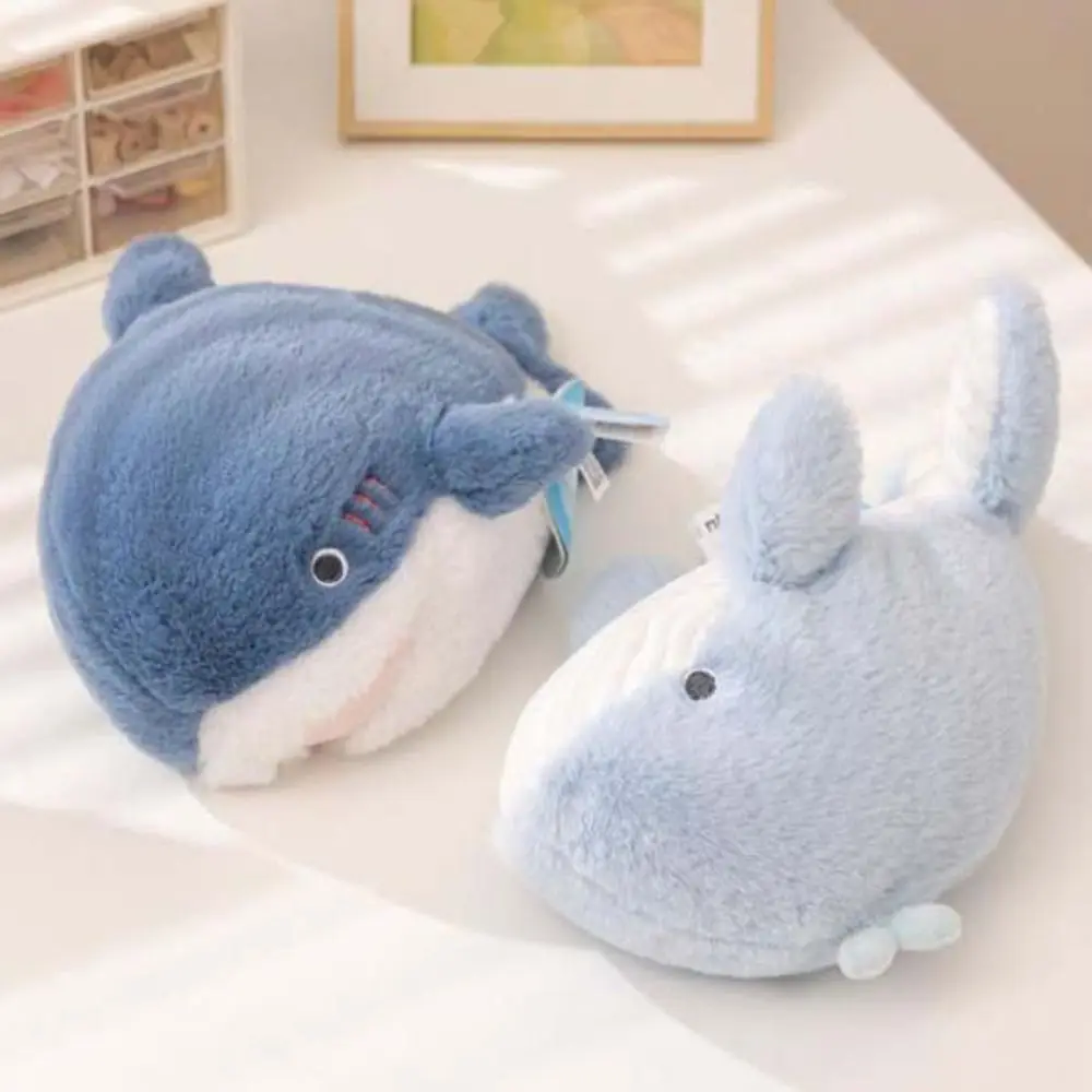 

's Accompany Cartoon Sea Stuffed Fluffy Soft Animals Shark Cute Kawaii Whale