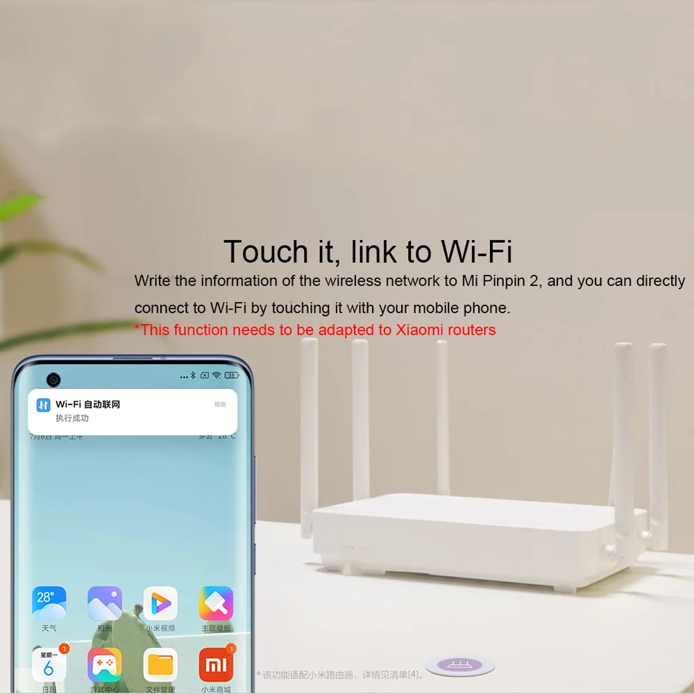 Смарт-датчик касания Xiaomi Mijia, сенсорное реле с проекционным экраном для умного сцены, подключение к сети, для приложения Mi Home