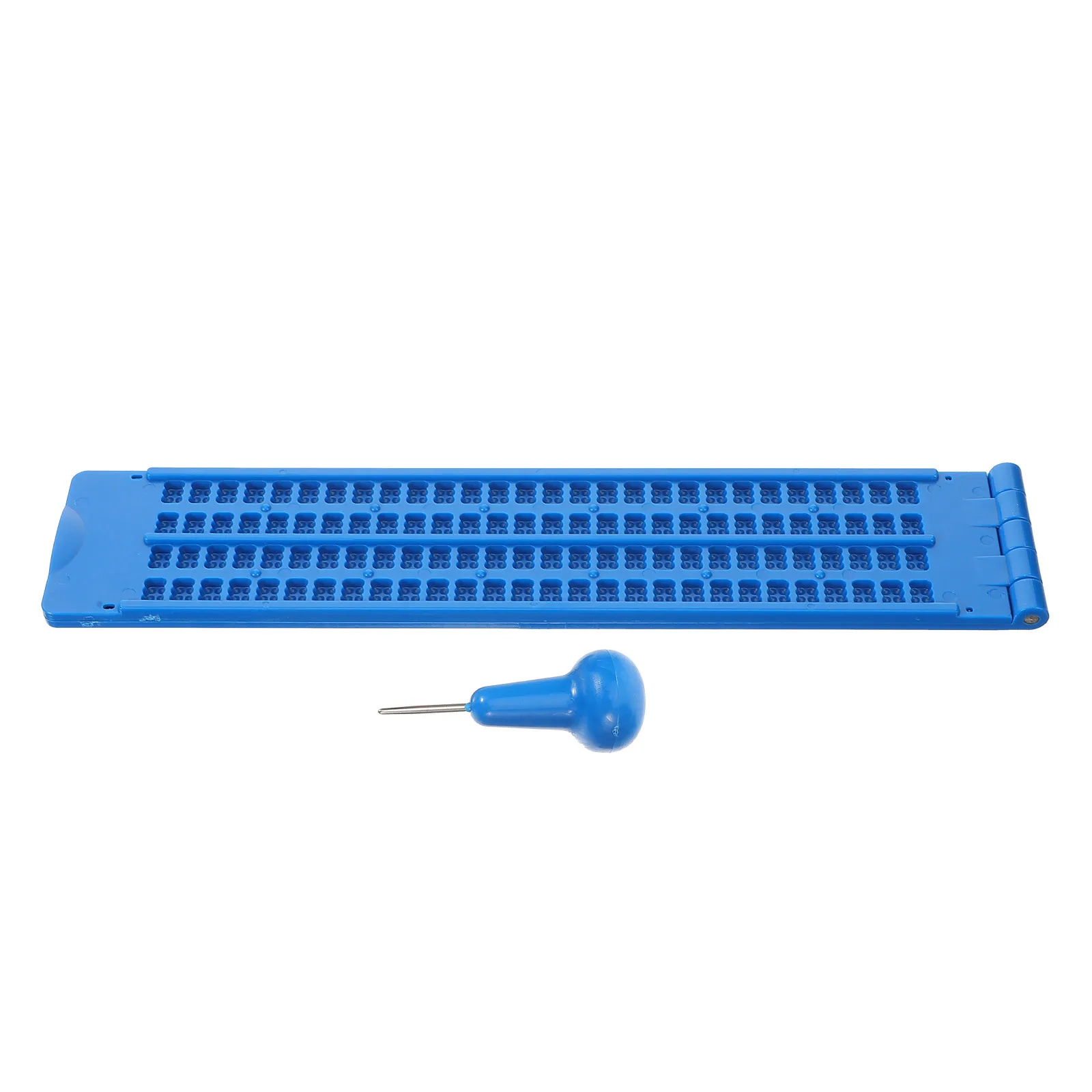 

1Set Braille Writing Pad Portable Fingerboard Set for Blind Easy Operation Huge Convenience Braille Writing Board
