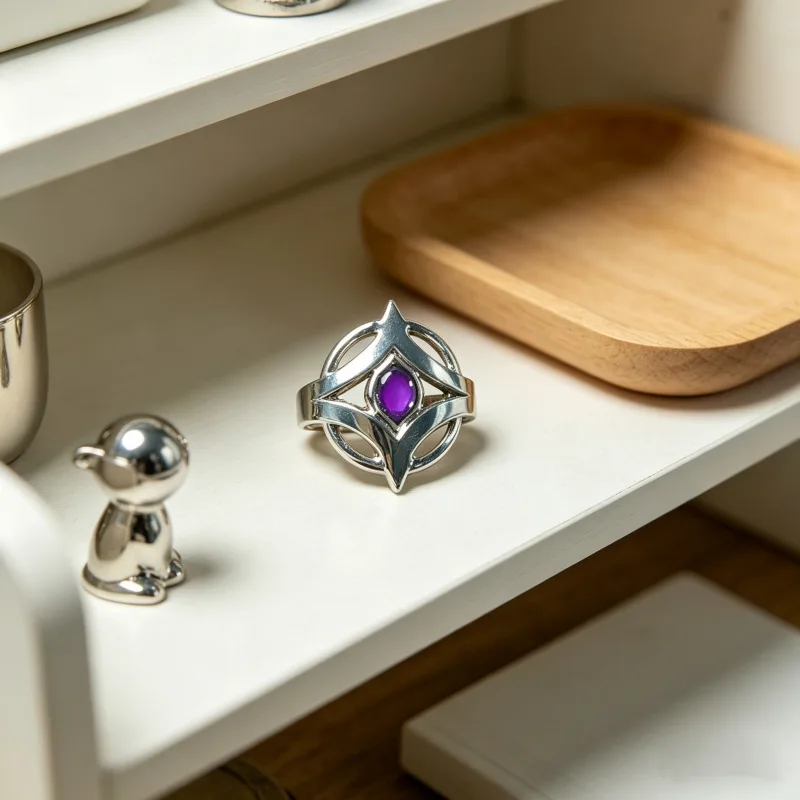 Dania Ring Fanren Original Two-dimensional Opening Adjustable Ring Cos Two-dimensional Game Merchandise
