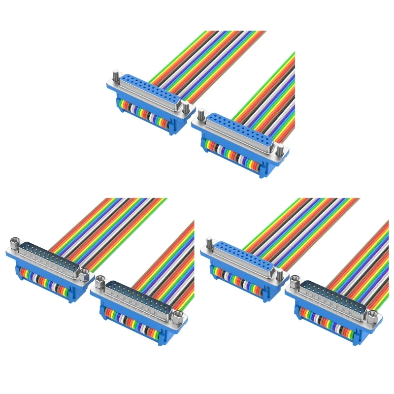 DB25 Male Female Serial Extension Cable for Printer Computer Communication