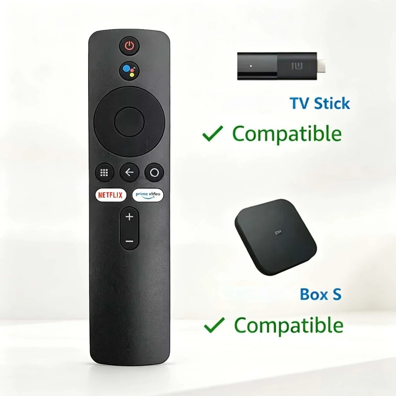 Compatível com Xiaomi MI Box S Smart TV Box, MI TV Stick MDZ-22-AB, MDZ-24-Controle por Voz Bluetooth