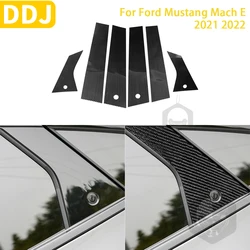 Per Ford Mustang Mach E 2021 2022 accessori per Auto Auto porta interna B pilastro Trim Sticker modifica decorazione