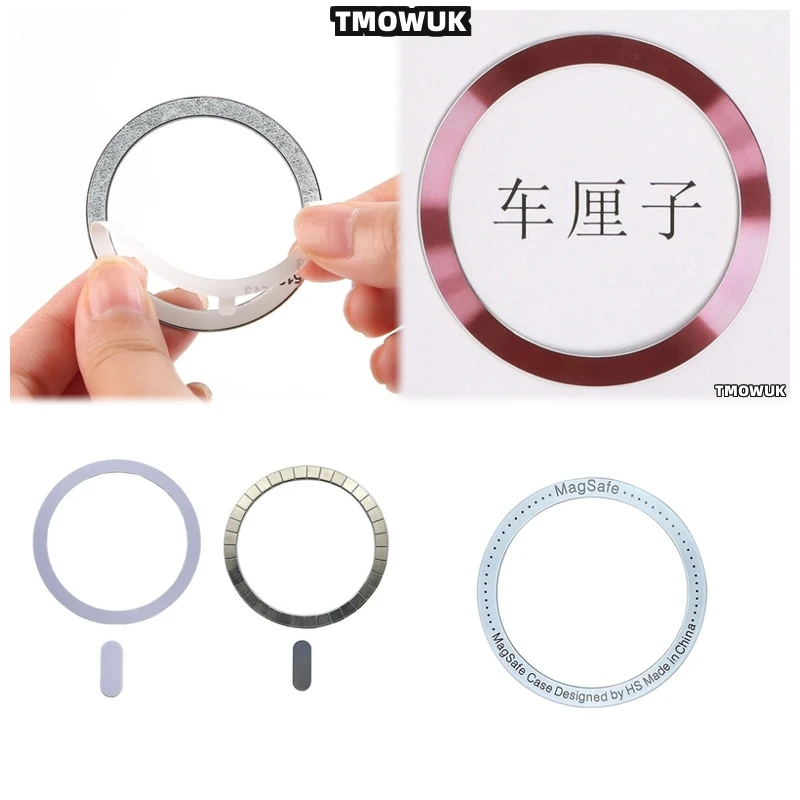 

Magsafe Magnetic Wireless Sticker Ring With Great Grip For HUAWEI Mate 30 40 50 60 70 X3 X5 P40 P30 Pro RS Nova 9