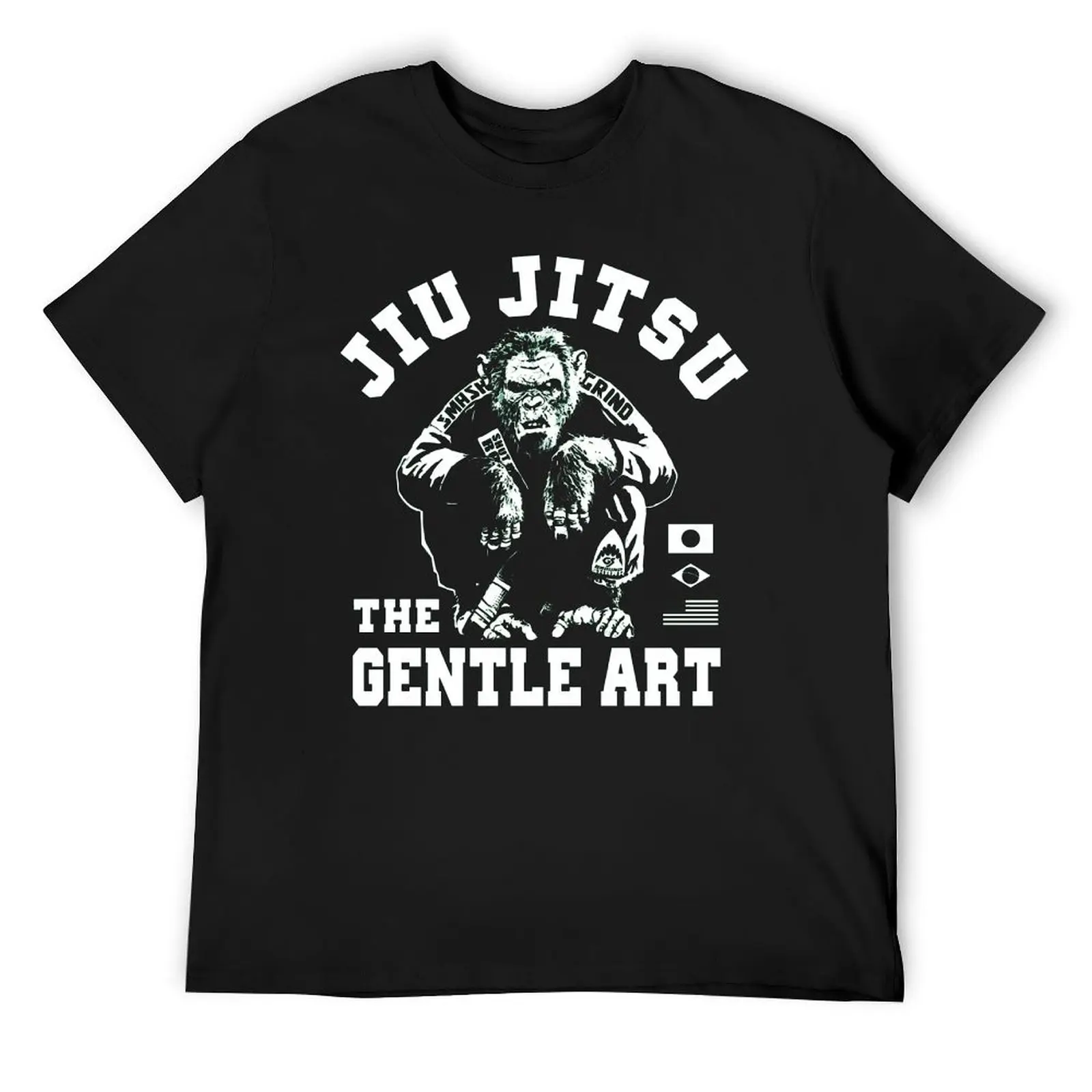 เสื้อยืดพิมพ์ลาย Gentle Art chimp Jitsu Jitsu เสื้อยืดออกกำลังกายสดใหม่