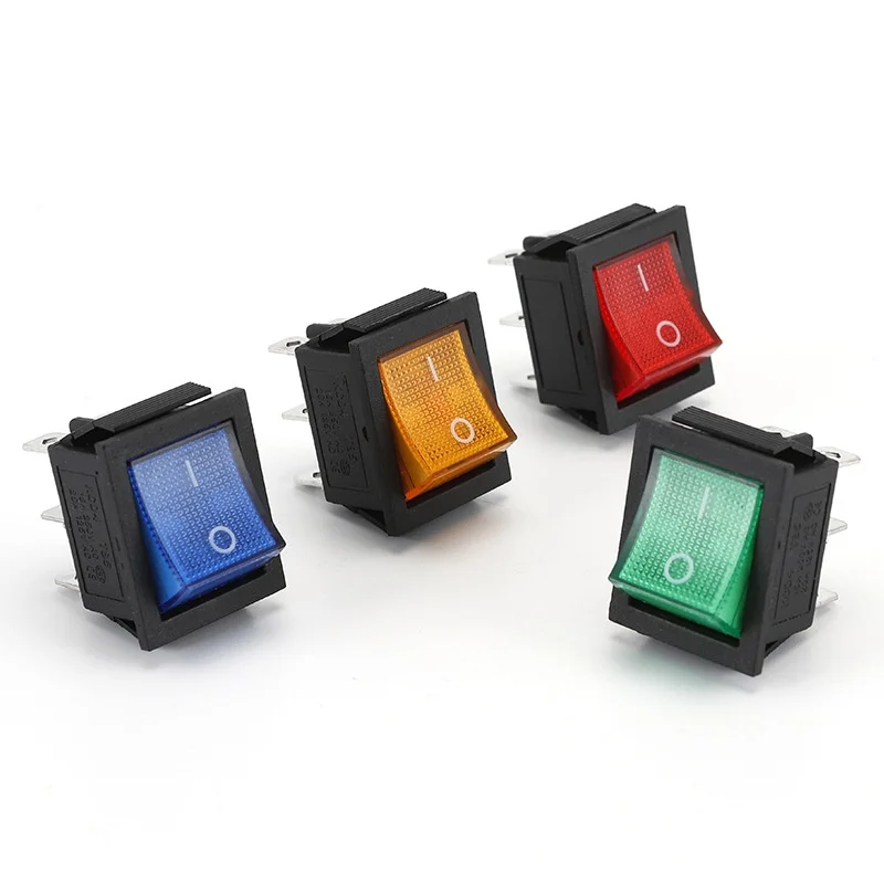 KCD4-102 Rocker switch 3 Gear /2 Gear 6 Foot electrical appliance large ship rocker power switch 25*33MM