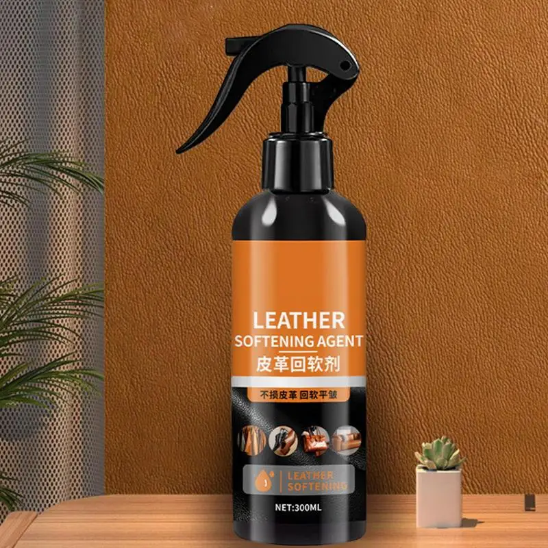 Leather Cleaner Conditioner 300ml Leather Spray For Furniture Leather Moisturizer Restore Agent Care Spray For Leather Apparel