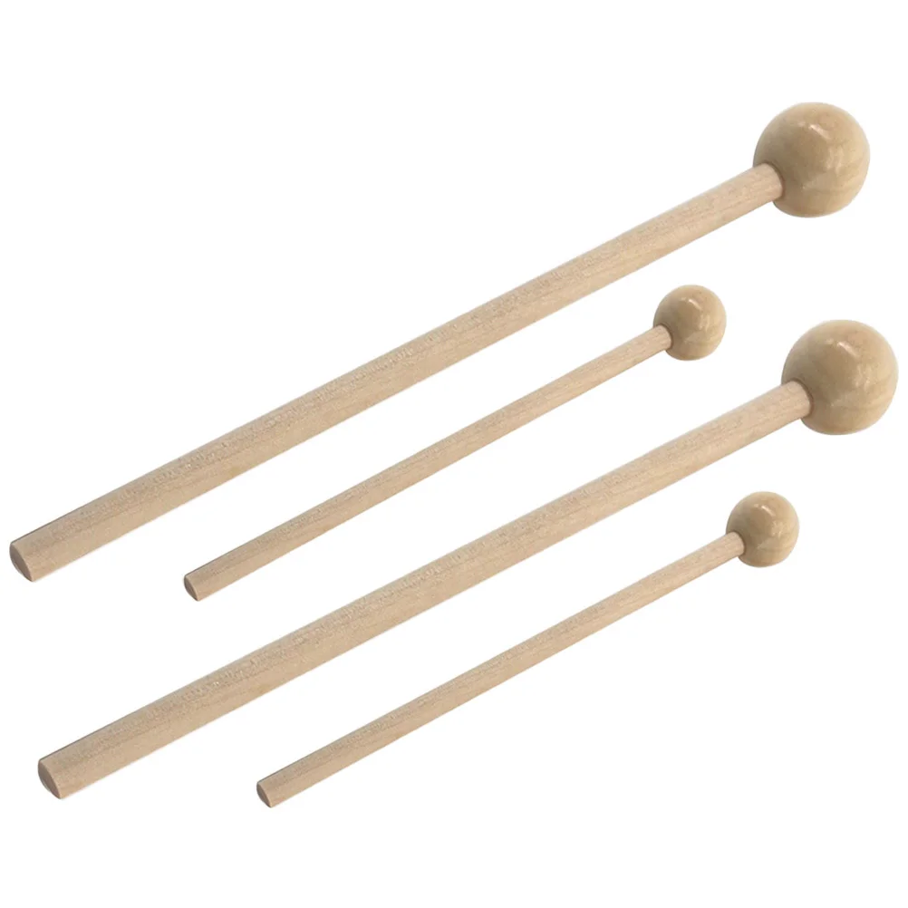 

Wooden Handle Drumsticks Round Head For Adult Practice Percussion Instrument Bass Drum Mallet Beginner Wood Drum Stick