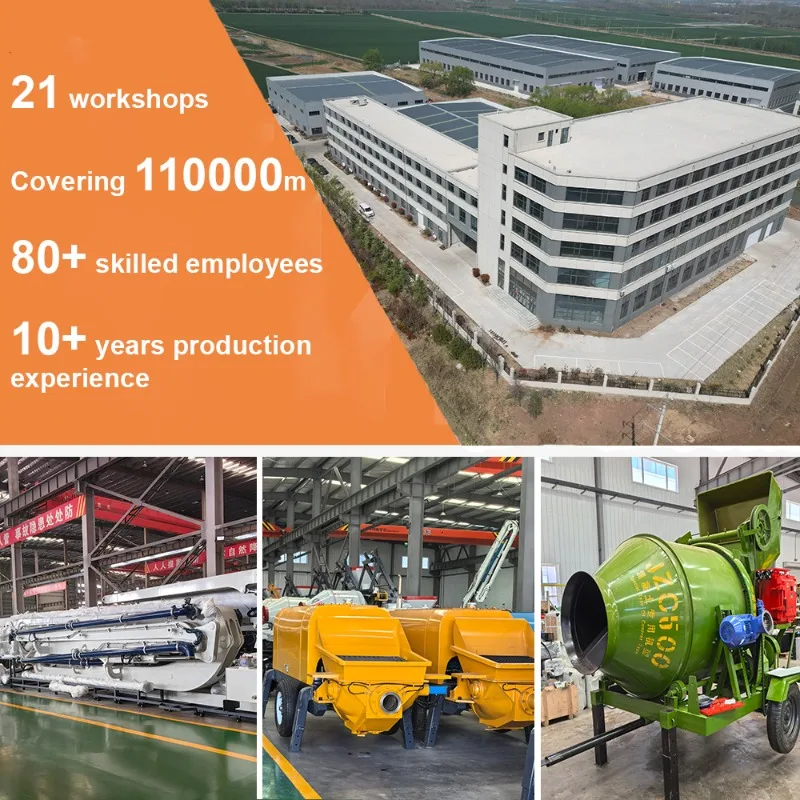 Customized L-200 Concrete Mixing Cement Machine Concrete Pump Electric Diesel Concrete Mixer With Pump For Cement Mixing Constru