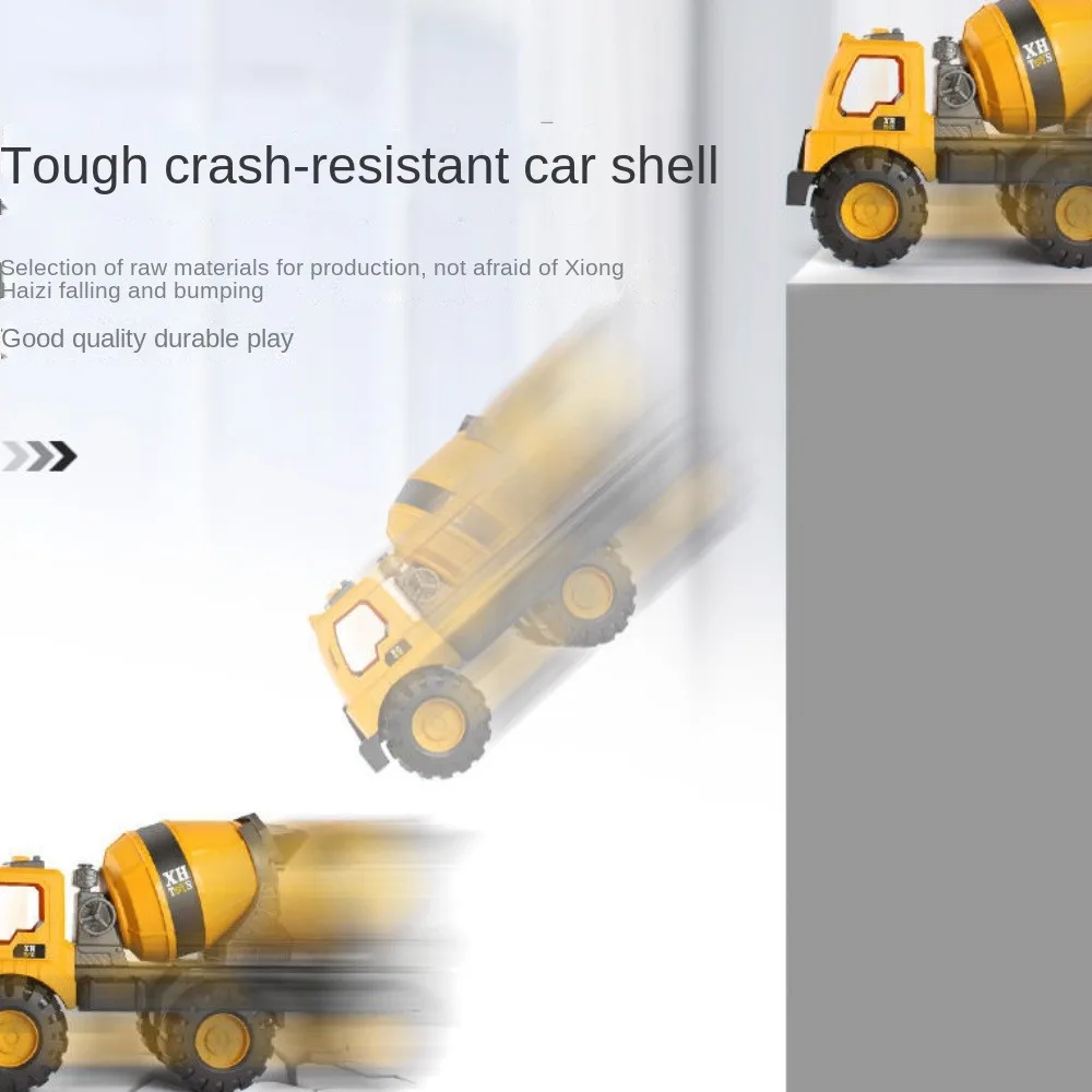 プラスチック製エンジニアリング車両シミュレーション慣性掘削機ブルドーザーモデル摩擦動力プッシュアンドゴーカー