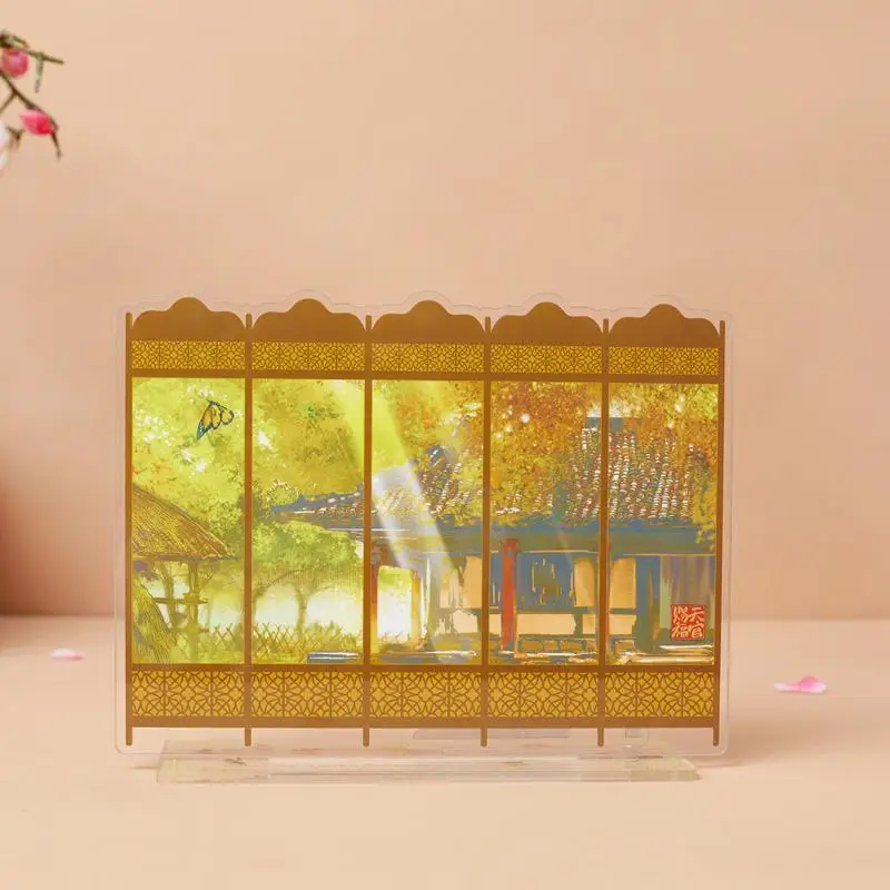 Heaven Official's Blessing Merch Double-sided Acrylic Standee Red Maple Forest Pu Qi Guan Hua Cheng, Xie Lian