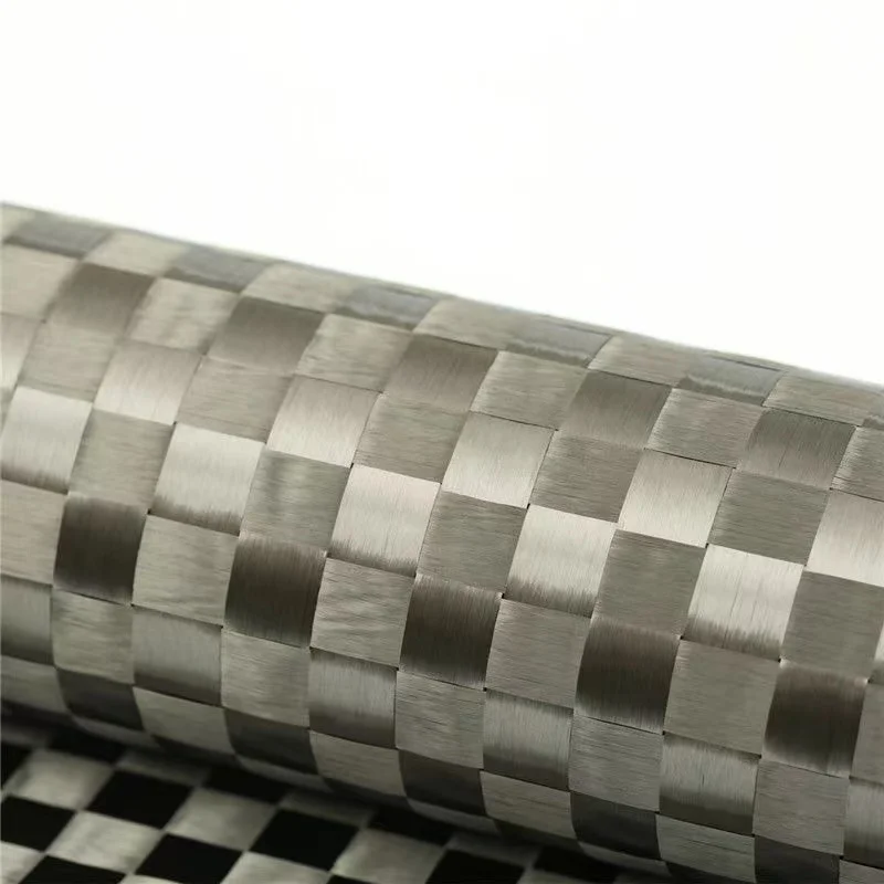 12K Spread Tow Carbon Fiber Fabric 18mmx18mm 88g Plaid Pattern Stretch Carbon Cloth Repair Use Ultra Thin 0.1mm 50x100cm