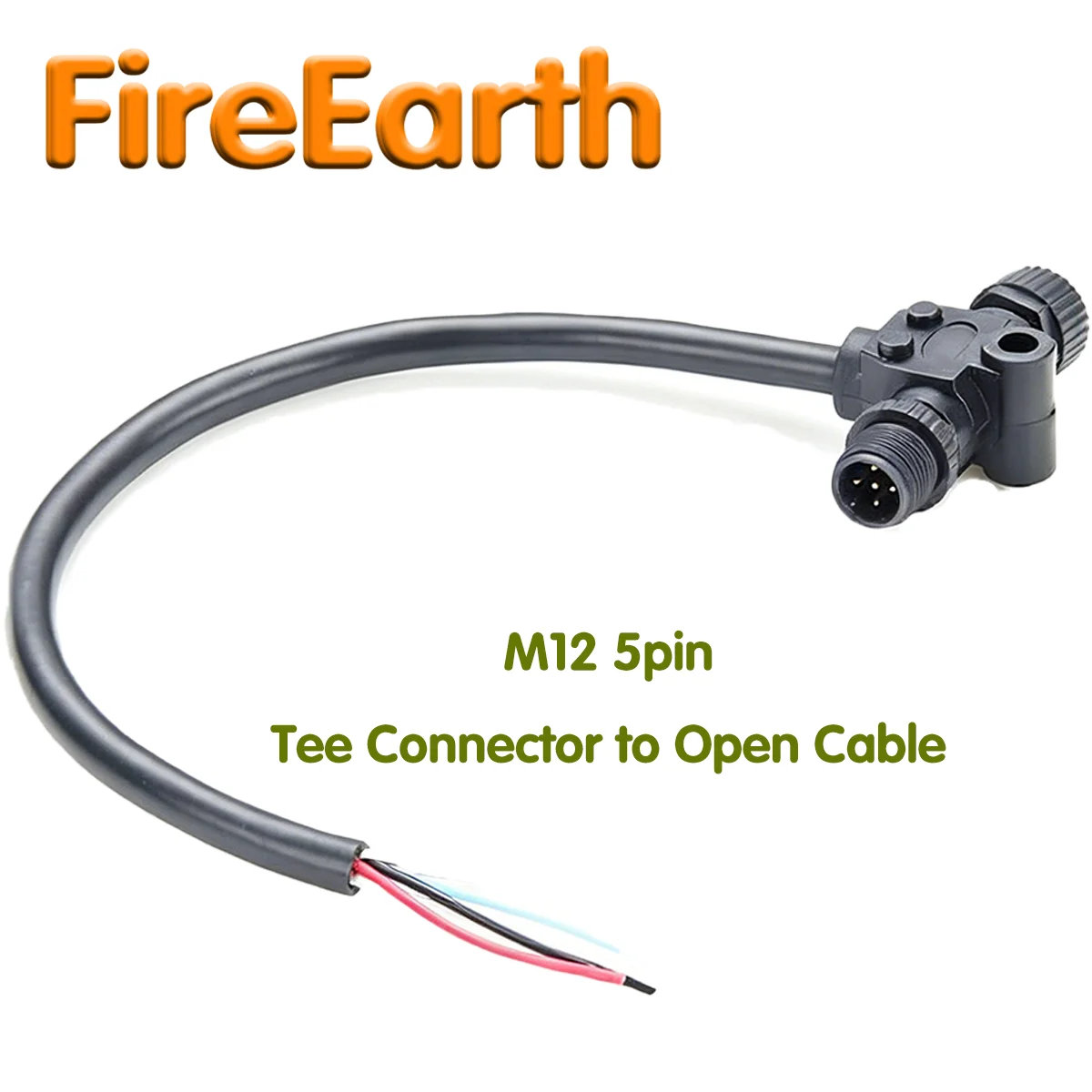 

NMEA 2000 Network Electrical Power Drop Cable,T-Piece Tee Connector 5pin for Marine Boat, Lowrance, Garmin, Airmar, Maretron,1m