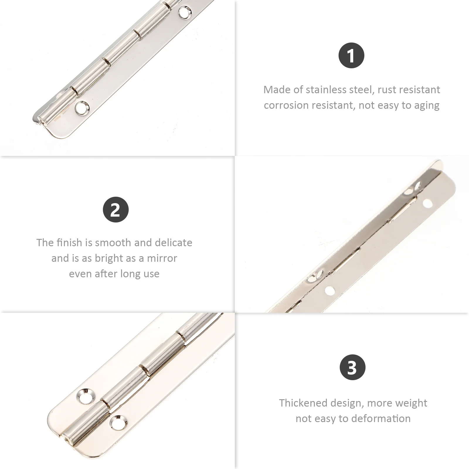 

10Pcs Nickel Hanging Cabinet Hinges Durable Iron Furniture Hinges for Home Shop Office Window Door Repair Hinge Replacements