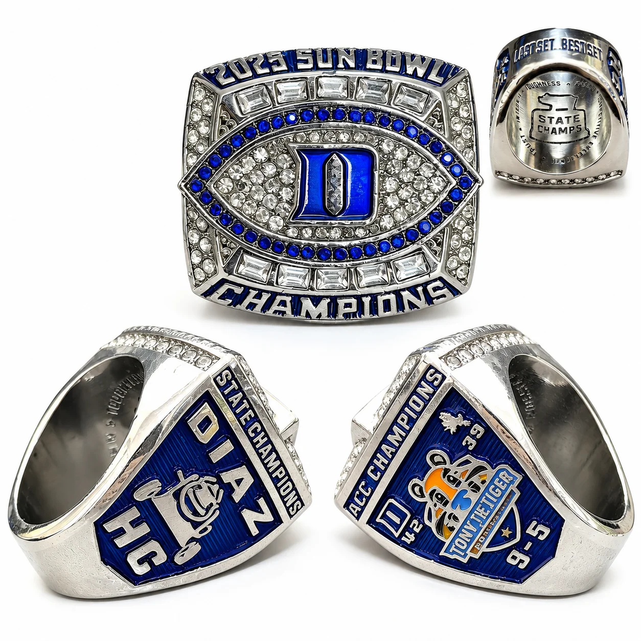 

New 2025 ring Commemorative Ring Stainless Steel ring for boyfriend gift Champion accessories for University rugby fans gift