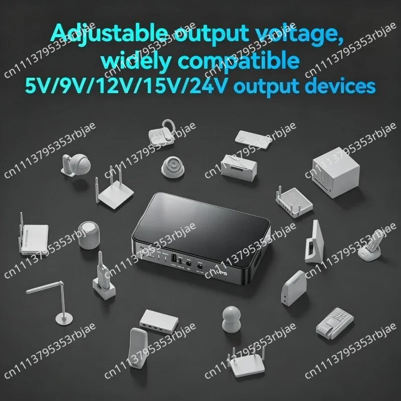 For 10400 MAh  12 24v Uninterruptible Battery Power Supply AC DC Mini Ups for Wifi Para Router Camera and Y Modem Poe