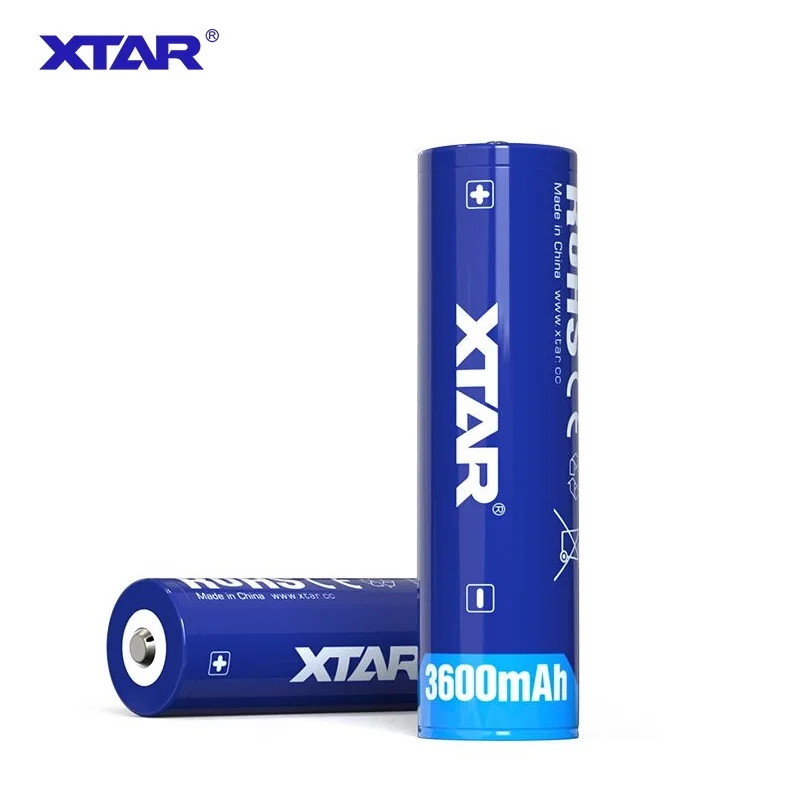 Imagem -02 - Bateria Li-ion Recarregável Xtar Alta Capacidade 3600mah 18650