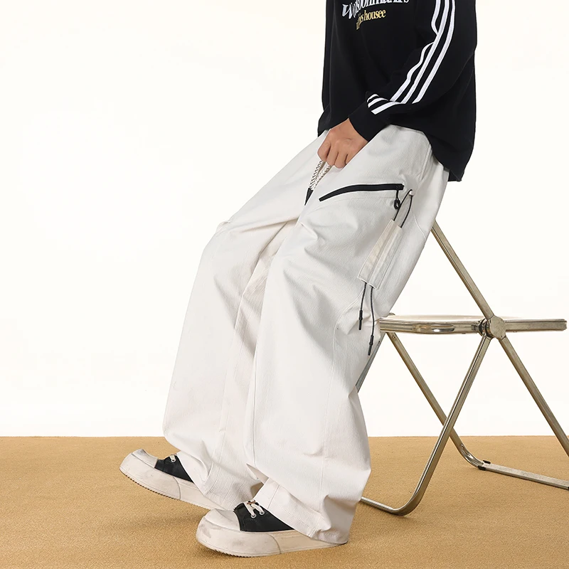 

Autumn Mountaineering Pants Hunting pants Zipper Casual Men's Trousers Straight-leg Pants Spring Comfortable Loose Pants Men's