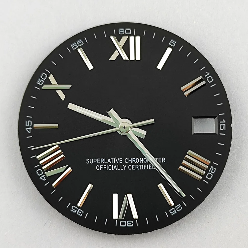 High Quality 28.5mm NH35 dial S dial dial watch hands suitable for NH35/NH36 movement watch accessories repair tool