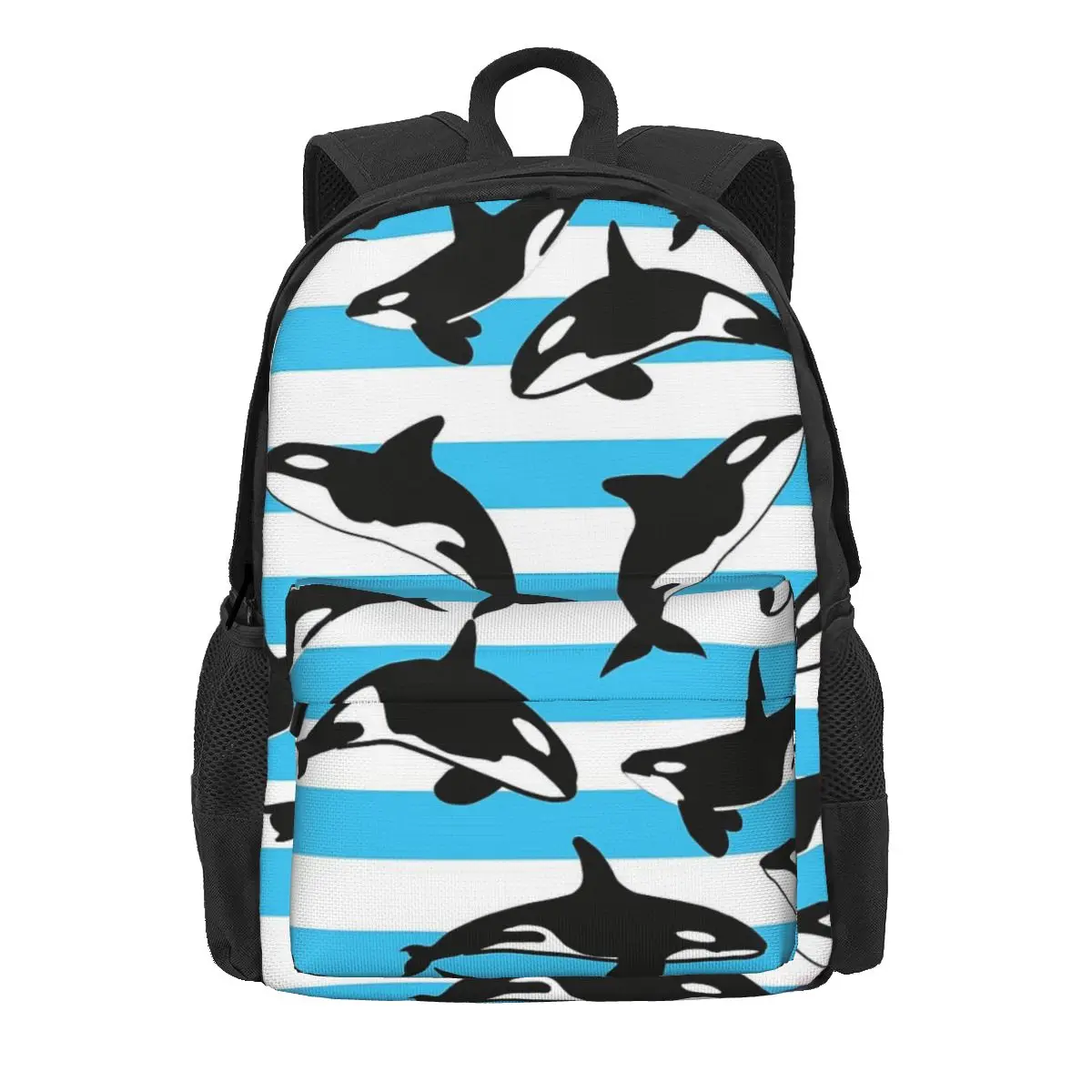 Orca Killer Whale Backpacks Boys Girls Bookbag Students School Bags Cartoon Travel Rucksack Shoulder Bag Large Capacity