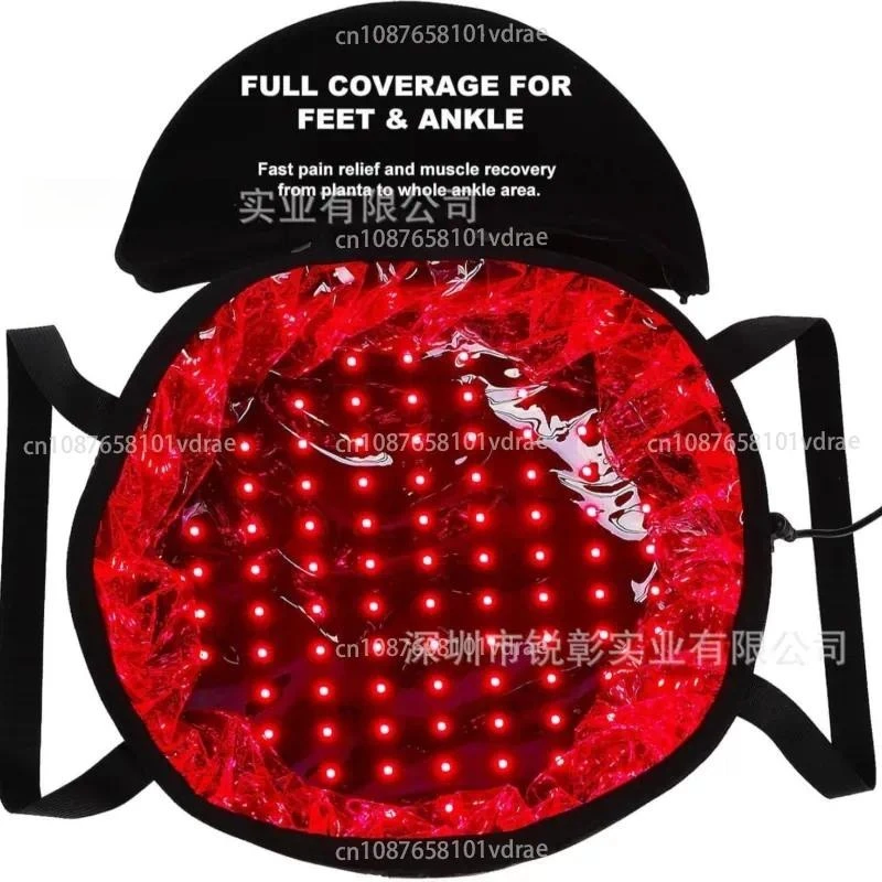 Red Light Foot Bath Bucket: LED Foot Wash Basin with Infrared Portable Heating Function for Foot Care