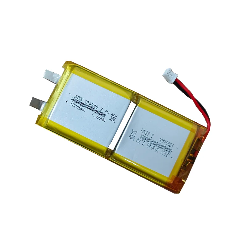 بطاريات قابلة للشحن En Polymère De Batterie Au Lithium 3,7 V 1800 MAH 104040 Pour Mp3 GPS PSP DVD T telephone