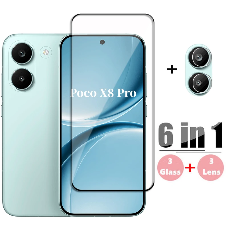 6In1 Glass For Poco…