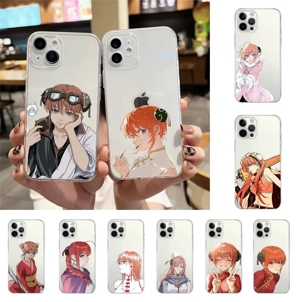 

Cute K-Kagura Phone Case For IPhone 17 16 15 14 Plus 13 12 11 Pro Max Phone Back Cover Transparen