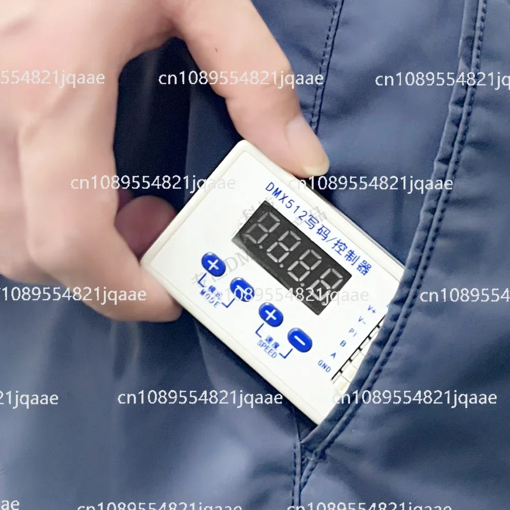 Mini grabador de direcciones DMX512 UCS/SM/TM Prueba de codificación multicanal con un solo clic, controlador de alimentación de muestra