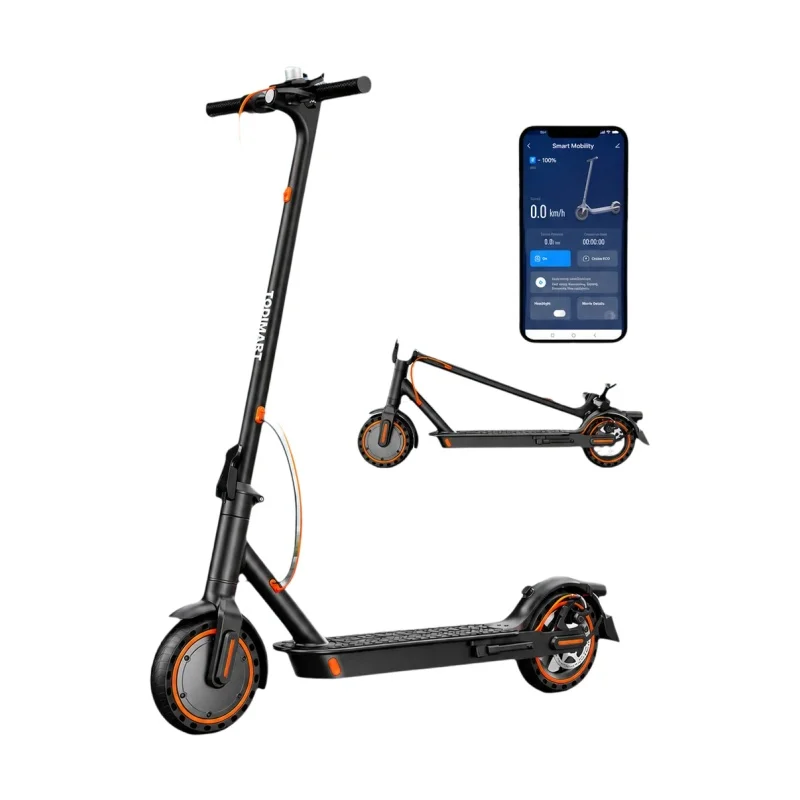 TODIMART T3 Elektroroller für Erwachsene, 36V 7,8Ah Batterie, 30km Reichweite, Elektroroller für Erwachsene, 25km/h, 8,5 Zoll Vollgummireifen, E-Scooter, 2-3 Stunden Schnellladung, faltbar, APP,