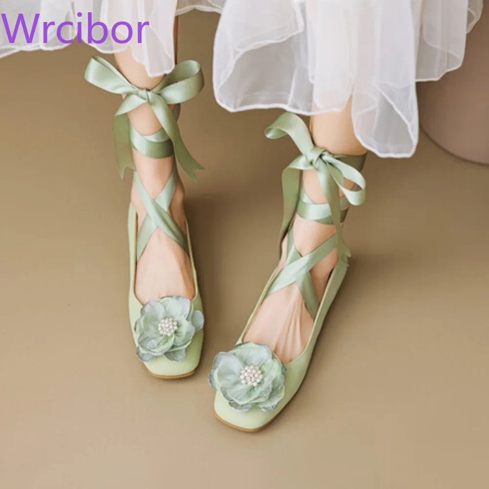 

Shoes for Women Fairy Style, Mary Jane Vintage Women's Singles Shoes, Straps, Shoelace Flowers, Gentle Style